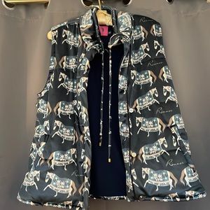 Ronner horse print vest